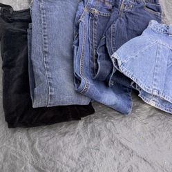 Jeans and one skirt size 8 or for 20