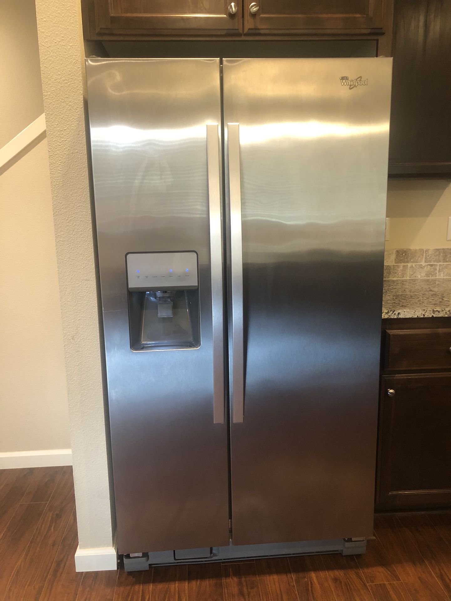 Whirlpool Refrigerator (side by side doors)