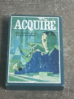 Acquire Board Game - Vintage 1962