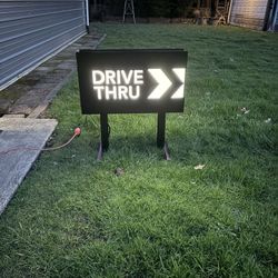 Drive Thru Sign