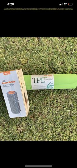 Yoga mat plus foam roller bundle special! BRAND NEW