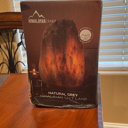 Natural Grey Himalayan Salt Lamp