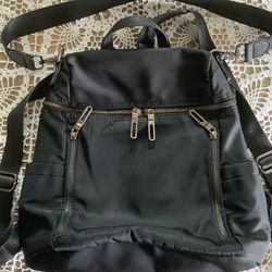 Nylon Convertible backpack . handbag