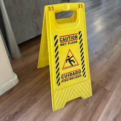 Foldable Wet Floor Sign