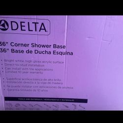 36 In Corner Shower Base 