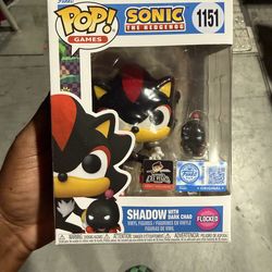 Anime Las Vegas Exclusive Sonic the Hedgehog - Shadow with Dark Chao Pop 1151