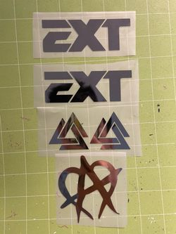 CHROME EMOTO DECALS