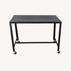 CB2 Go-Cart Rolling Counter Table/Stand Up Desk