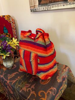 Pinzon Woven Boho Festival Backpack