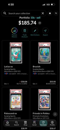 pokemon - PSA 10 lot
