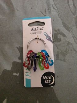 Nite Ize KeyRing S-Biner Plastic Key Organizer