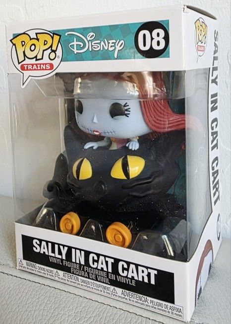 Funko Pop Nightmare Before Christmas Sally In Cat Cart