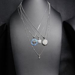 925 Silver Necklace And Pendant Bundle ‼️