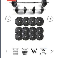 Cast Iron Adjustable Dumbells