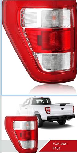 Driver Side Halogen Pickup Tail Light Compatible With 2021-2023 Ford F150 XL XLT Pickup