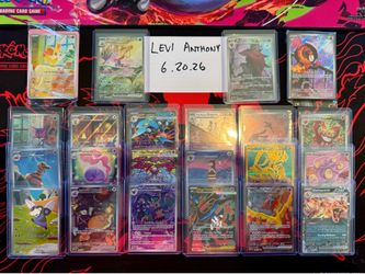 Pokemon Lot for sale (Ascended, Surging, Black, White, Paldean, Mega, Phantasmal)