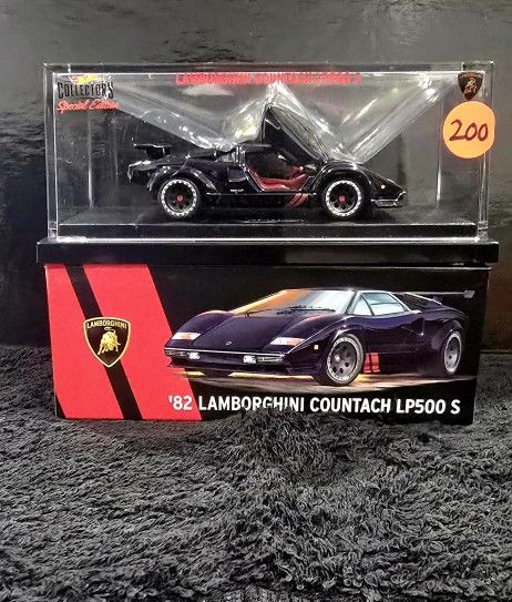 Hot Wheels RLC Lamborghini Countach Black #11,763/12000