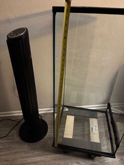Glass Terrarium Tank for Iguanas with Black Frame