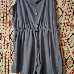 2 large rompers and 1 medium jumpsuit
