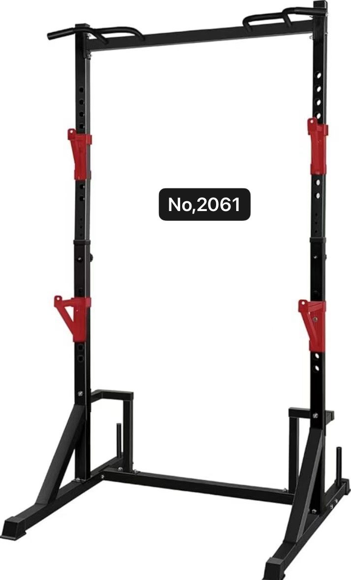 New in the box   Multifunction Power Rack with Pull up Bar, Heavy Capacity and Adjustable Squat Stand Rack for Home Gym Equipment, Power Rack Cage,Bla