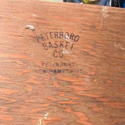 Picnic Basket 1930's Peterboro 