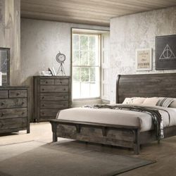 COMPLETE BEDROOM SETS IN QUEEN OR KING!!!JUST $1 GETS IT DELIVERED TONIGHT!!! 101 DAYS TO PAY WITH NO INTEREST!!!