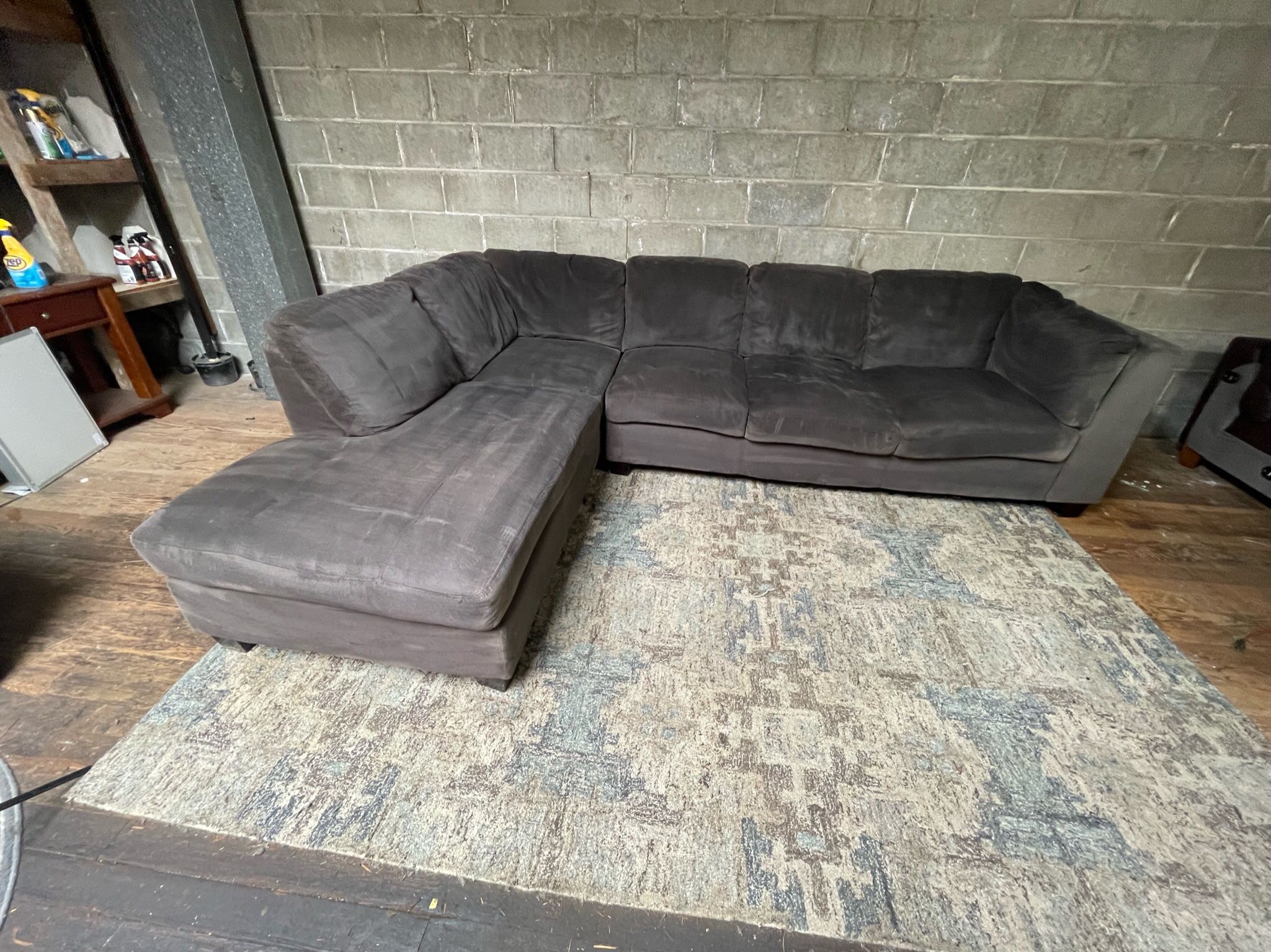 Grey Sectional Couch “WE DELIVER”