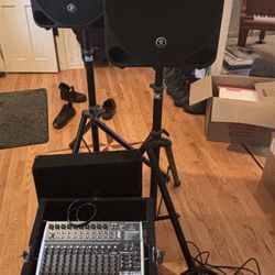 Sound System - Behringer, Mackie, Snake, XLR, Speakers