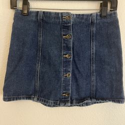 Youth Girl Jean Skirt