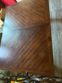 Wood table and chairs