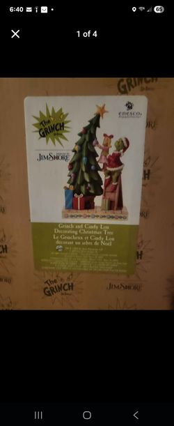 Jim Shore Enesco Grinch and Cindy Lou Figurine