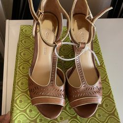 Gianni Bini Women’s Wedges Sz8.5 Brown