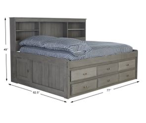 Full Size Bed With Trundle and Storage