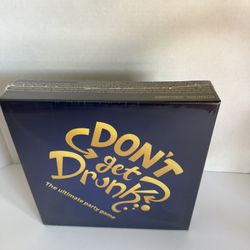 Don't Get Drunk The Ultimate Party Board Game Envy Born Games NEW SEALED
