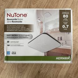 Nutone Roomside Series 80 CFM Ventilation 