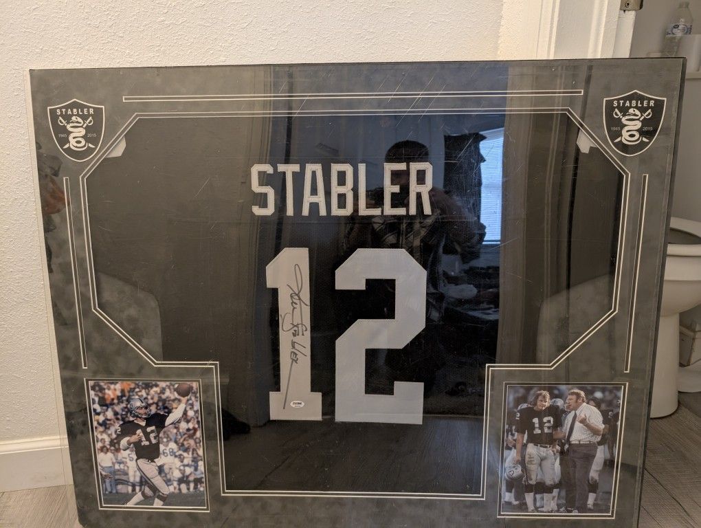 Ken Stabler Signed Authentic Jersey