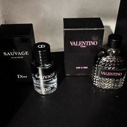 Sauvage Dior and Valentino Born In Roma 
