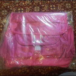 Pink Glitter Bixbee Backpack 