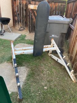 Weight bench press harbinger barbell