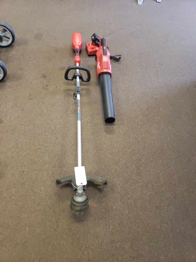 Milwaukee M18 Fuel String Trimmer And Leaf Blower Combo Kit