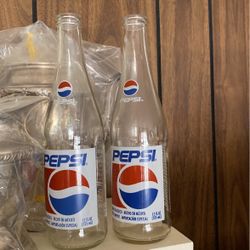 Vintage Pepsi Bottles Made in Mexico 12oz