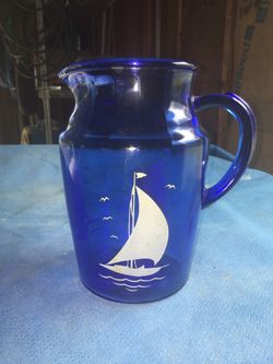 1950’s Hazel-Atlas Sailboat Pitcher