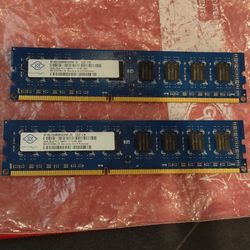 Nanya 2x4GB DDR3 Memory 