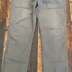 Cotton Mens Military Green Pants