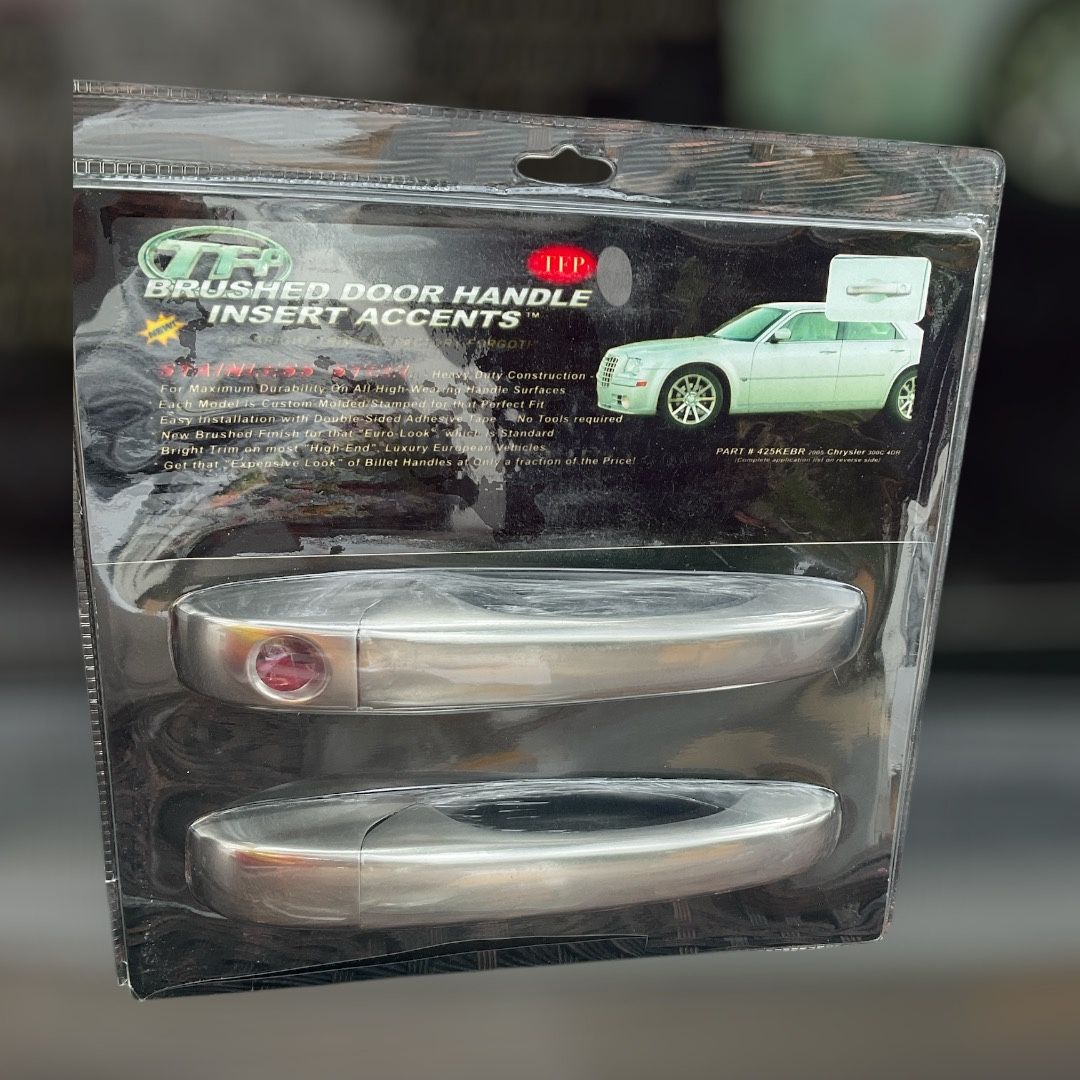 Top Brushed Door Handle Insert Accent Chrysler 300
