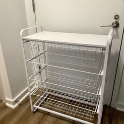 4 Drawer Metal Storage Organizer