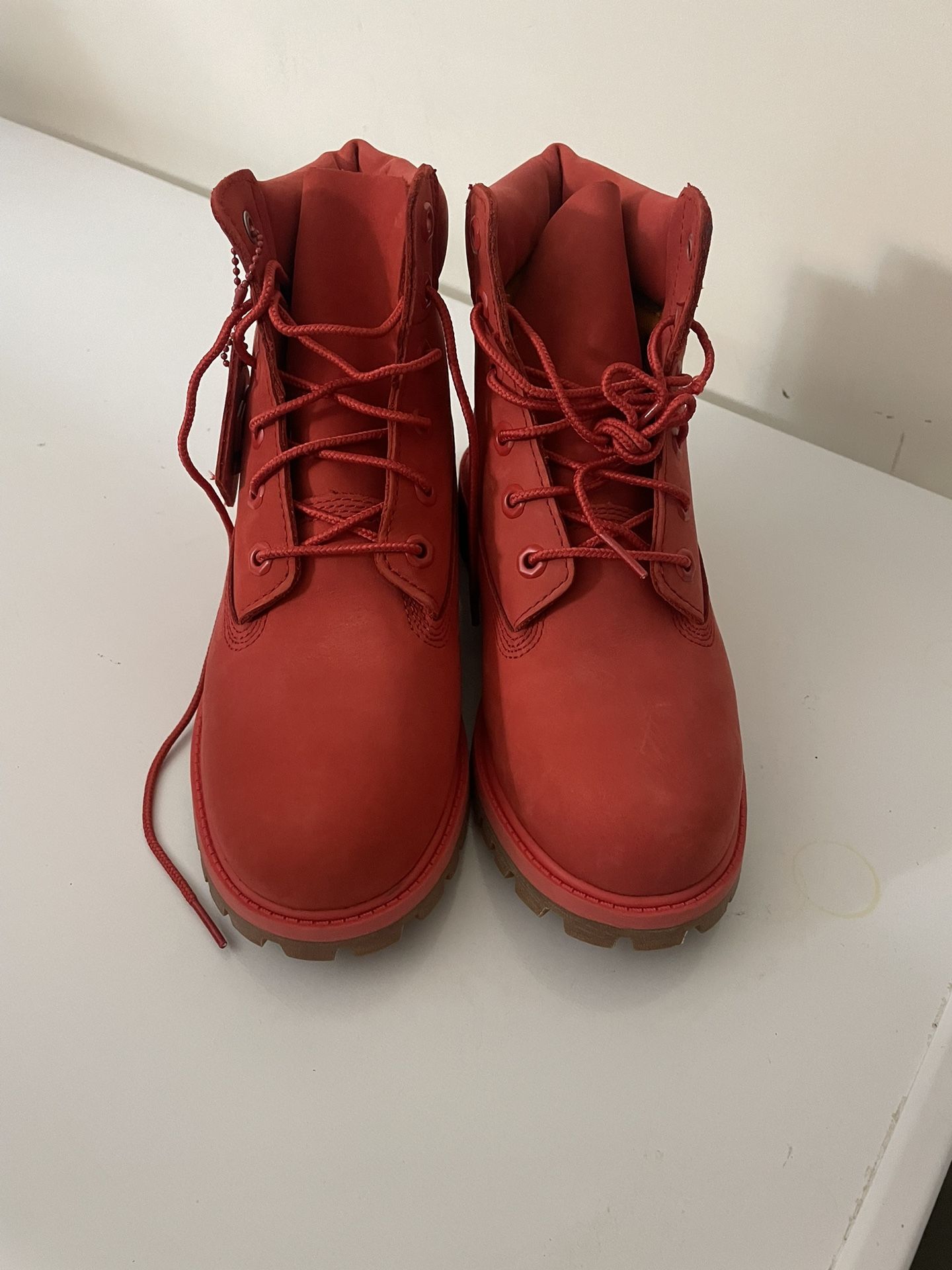 Red Timberland Boots