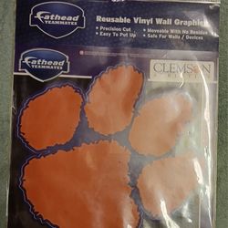 Fathead Clemson Tiger Paw 