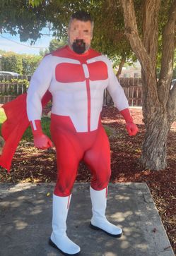 Omniman costume and boots