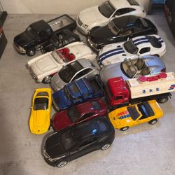 Diecast car lot 